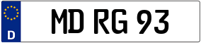 Truck License Plate